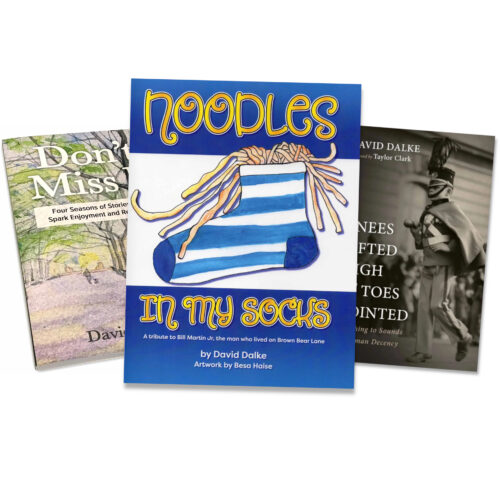 3-Book Bundle: Noodles in my Socks, Knees Lifted High & Toes Pointed and Don’t Miss It